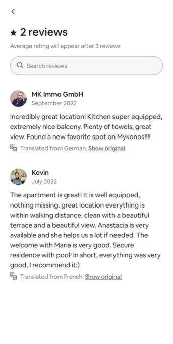 Apartment Mykonian White 2bedrooms *